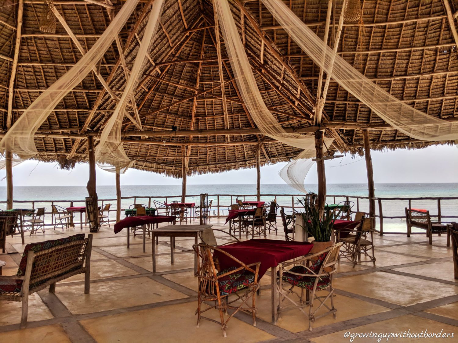 Zanzibar, beach, restaurant